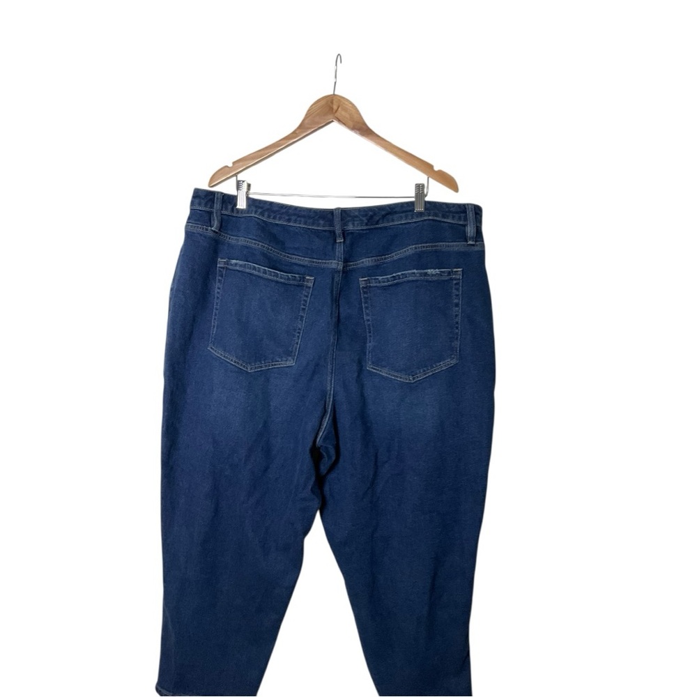 Lane Bryant Crop Dark Wash Blue Denim Jeans 22 - Picture 5 of 5